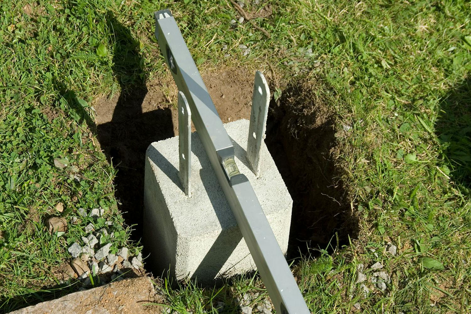 Fundament til skur Fundament til skur